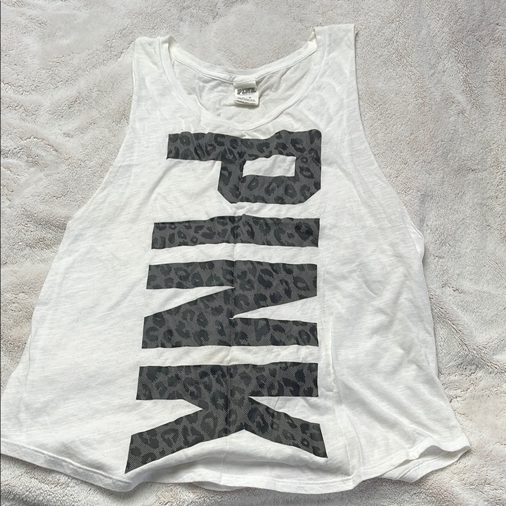 PINK Leopard Print tank